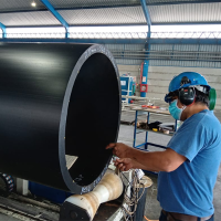 Tube ISO 4427 1000mm SDR 21 PE100 PN 8 Black