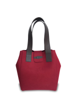 Red Alpaca Felt Bag - Sophie Ottaner