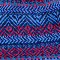 Geometric Design Hat in Baby Alpaca