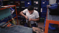 Our Master shoemaker in the Assembly process