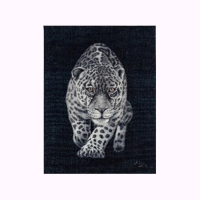 Hand-Woven Jaguar Tapestry
