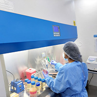 Chemist Supervising the Products
