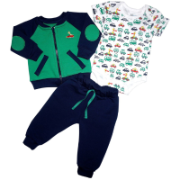 Jacket, Pants & Bodysuit Set