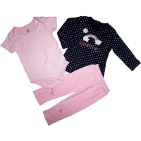Onesie, T-Shirt & Pants Set