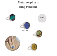 Metamorphosis Reversible Ring Pendant - Butterfly Jewelry