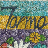 Picture with dried flowers