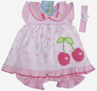 Cherry Baby Cotton Dress