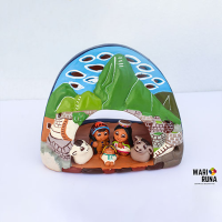 Oval MachuPicchu Ceramics 220gr Wari Runa Perú