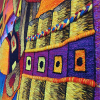 Andean Instruments Decorative Tapestry