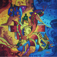 Spirit of the Waters Decorative Tapestry