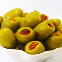 Green Olives Stuffed with Hot Peppers