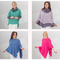 Poncho Lydia One Size Alpaca Baby
