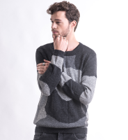 Baby alpaca sweater for men CUNTAY