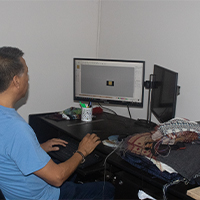 Collaborator creating designs