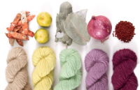 Natural dyeing offers a beautiful and wide range of colors.