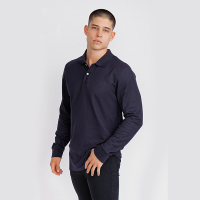 Polo shirt pique long sleeve 