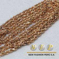 10k and 14k Rose Gold Chains