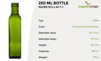 250 ml bottle specifications