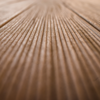 DECKING WITH GROOVES IN ONE FACE