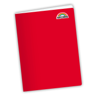 Solid color stapled 88 sheets notebook 