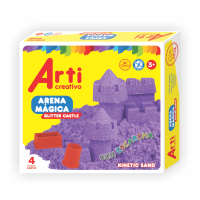 Kinetic Sand Mini Castle Glitter