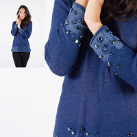 Worn Sweater and Appliques MKM A-7974/0
