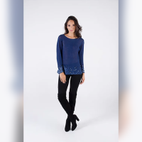 Worn Sweater and Appliques MKM A-7974/0
