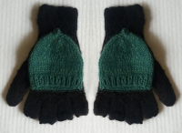100% Alpaca mittens with cape