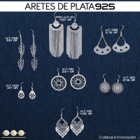 Silver earrings