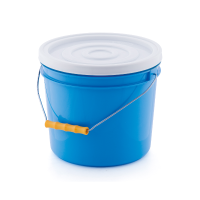4Lt commercial bucket. colored or transparent with lid
