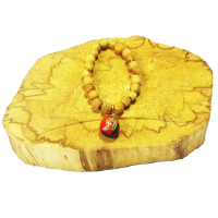 Palo Santo Bracelet With Huayruro Charm