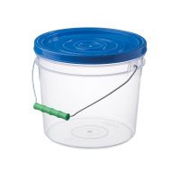 4Lt Commercial Bucket. Colored or Transparent with lid