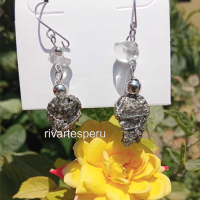 Rustic Stone Earring Setting