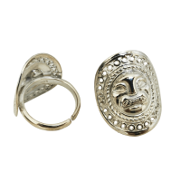 Silver Runway Feline Ring  |Curve Ring | Peruvian Silver 925 |Pre - Columbian Jewelry |