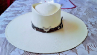 Palma Macora Straw Hat with Chalan Style Design
