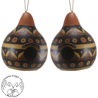 Carved Gourd Bird house.