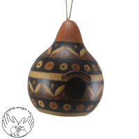 Carved Gourd Bird house.
