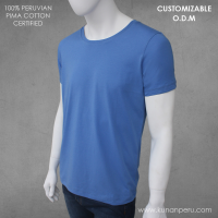 100% pima cotton t-shirt customizable