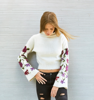 Flowery Sweater 