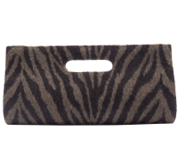  Anka Clutch | Hand Bag | Alpaca And Leather |Animal Print Color | Alpaca Essence Bags  Collection | Paola Arguello |