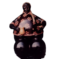 Sculpture of Cholitas with Cantaritos