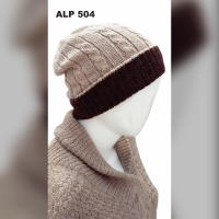 Reversible Hat Baby Alpaca 100%