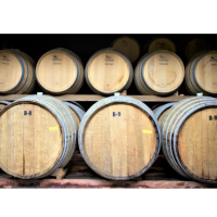 Aging room in oak barrels - Currently.