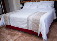 Cover the top and bottom of the bed