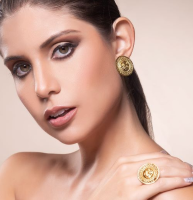 SKU : PARSEA - 06B |TAMI RING |   Talla M:  Ø 2.8 cm |The Lord of Sipan Treasure – Chiclayo |