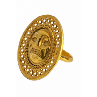 SKU : PARSEA - 06A |TAMI RING |   Talla S:  Ø 1.8 cm |The Lord of Sipan Treasure – Chiclayo |