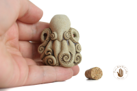 Ceramic Raku Bottle Octopus