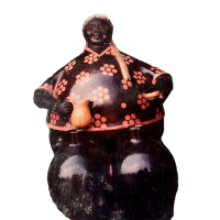 Sculpture of Cholitas with Cantaritos