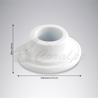 White Canopla Wood Stand