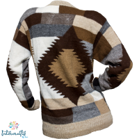 100% alpaca fiber sweater.